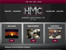 Tablet Screenshot of harrismachineco.com